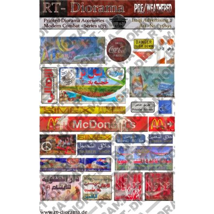 RT-Diorama Printed Accessories: Iraqi Advertising No.2