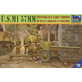   Riich Models US M1 57mm Anti-Tank Gun (Early Version) on M1A3 Carriage makett
