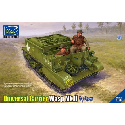 Riich Models Universal Carrier Wasp Mk.II with Crew makett