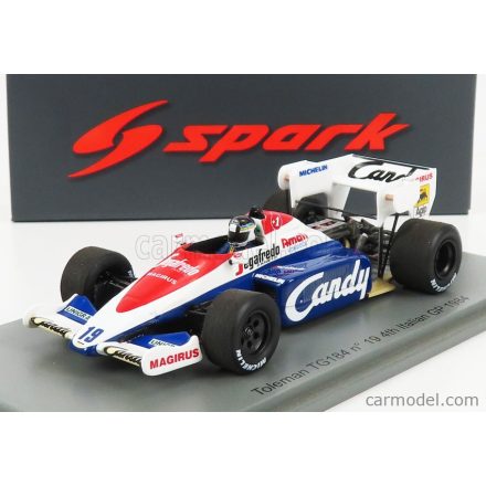 SPARK-MODEL TOLEMAN F1 TG184 N 19 ITALY GP 1984 S.JOHANSSON