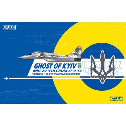 Great Wall Hobby MiG-29 9-13 "Fulcrum-C" Ghost of Kyiv makett