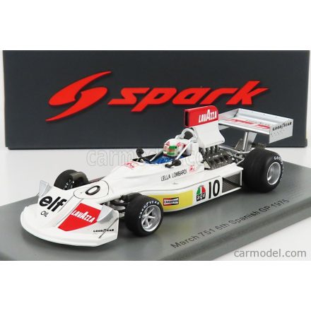 SPARK-MODEL MARCH F1 751 N 10 SPAIN GP 1975 L.LOMBARDI
