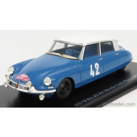   SPARK-MODEL CITROEN DS19 N 42 4th RALLY MONTECARLO 1963 L.BIANCHI - J.C.OGIE