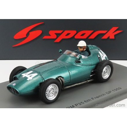SPARK-MODEL BRM F1 P25 N 44 FRANCE GP 1959 R.FLOCKHART