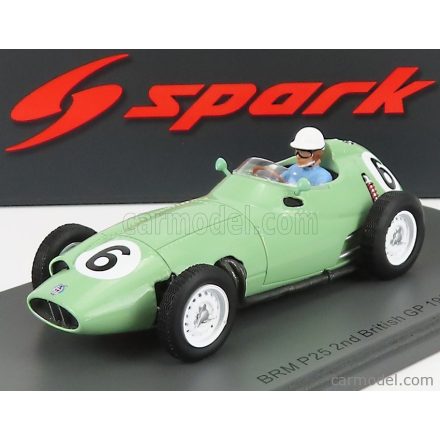 SPARK-MODEL BRM F1 P25 N 6 2nd ENGLISH GP 1959 S.MOSS