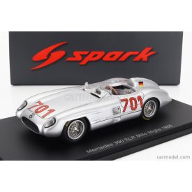   SPARK MODEL MERCEDES BENZ 300 SLR 3.0L S8 TEAM DAIMLER-BENZ AG N 701 MILLE MIGLIA 1955 K.KLING