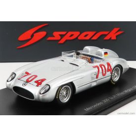   SPARK-MODEL MERCEDES 300 SLR SPIDER N 704 MILLE MIGLIA 1955 H.HERRMANN - H.EGER