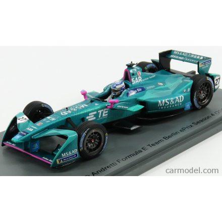 SPARK-MODEL ANDRETTI FORMULA-E ATEC-02 TEAM ANDRETTI N 27 BERLIN GP 2017-2018 S.SARRAZIN