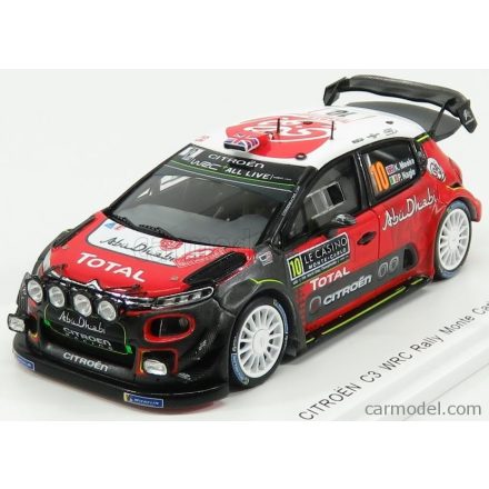 SPARK-MODEL CITROEN C3 WRC TEAM CITROEN TOTAL ABU DHABI WRT N 10 RALLY MONTECARLO 2018