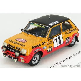   SPARK-MODEL Renault R5 ALPINE N 16 RALLY MONTECARLO 1979 G.FREQUELIN - J.DELAVAL