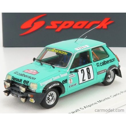SPARK-MODEL Renault R5 ALPINE N 28 RALLY MONTECARLO 1979 B.SABY - M.GUEGAN