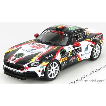 SPARK-MODEL FIAT 124 ABARTH RGT TEAM LAC RACING N 39 RALLY MONTECARLO 2020 L.CAPRASSE - R.HERMAN