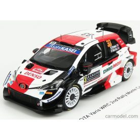   SPARK-MODEL TOYOTA YARIS WRC TEAM TOYOTA GAZOO RACING WRT N 33 2nd RALLY MONTECARLO 2021 E.EVANS - S.MARTIN