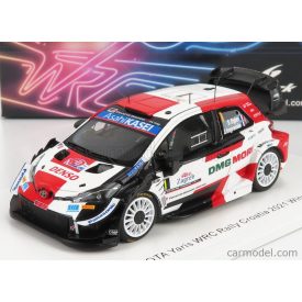   SPARK-MODEL TOYOTA YARIS WRC N 1 WINNER RALLY CROATIA 2021 S.OGIER - J.INGRASSIA