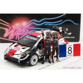   SPARK-MODEL TOYOTA YARIS WRC TEAM TOYOTA GAZOO RACING WRT N 1 WINNER RALLY MONZA 2021 WITH S.OGIER - J.INGRASSIA FIGURES