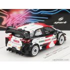SPARK-MODEL TOYOTA YARIS WRC TEAM TOYOTA GAZOO RACING WRT N 1 WINNER RALLY MONZA 2021 WITH S.OGIER - J.INGRASSIA FIGURES