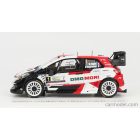 SPARK-MODEL TOYOTA YARIS WRC TEAM TOYOTA GAZOO RACING WRT N 1 WINNER RALLY MONZA 2021 WITH S.OGIER - J.INGRASSIA FIGURES