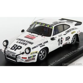   SPARK-MODEL PORSCHE 911 CARRERA N 16 RALLY MONTECARLO 1978 B.BEGUIN - W.HURET
