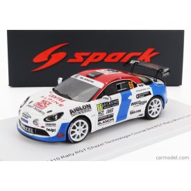   SPARK MODEL ALPINE A110 RALLY RGT TEAM CHAZEL TECHNOLOGIE COURSE N 66 2nd RGT RALLY MONTECARLO 2023 D.FERRARO - M.CORNEGLIO