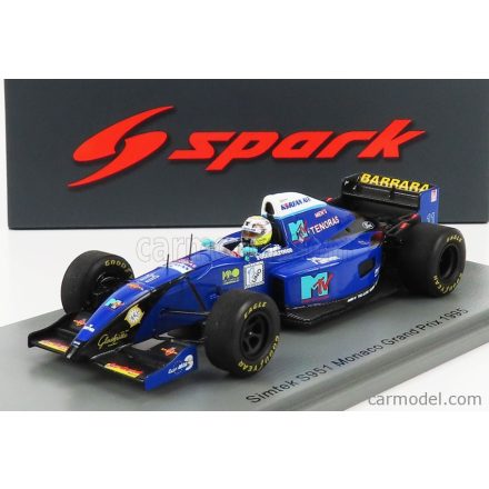 SPARK-MODEL SIMTEK F1 S951 N 11 MONACO GP 1995 D.SCHIATTARELLA