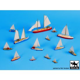 Black Dog Sailing boats makett