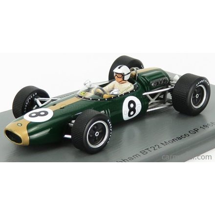 SPARK-MODEL BRABHAM F1 BT22 N 8 MONACO GP 1966 D.HULME