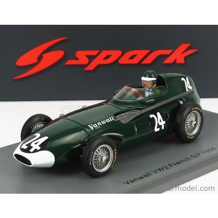 SPARK-MODEL VANWALL F1 VW2 N 24 FRANCE GP 1956 M.HAWTTHORN