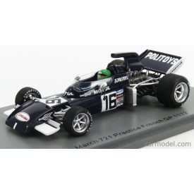   SPARK-MODEL MARCH F1 721 N 16 PRACTICE FRANCE GP 1972 H.PESCAROLO