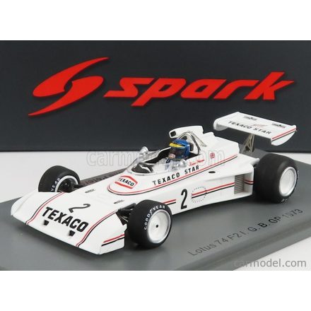 SPARK-MODEL LOTUS F2 74 TEXACO N 2 BRITISH GP 1973 R.PETERSON