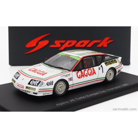 SPARK MODEL RENAULT ALPINE V6 TURBO N 1 EUROPA CUP CHAMPION 1985 O.LARRAURI