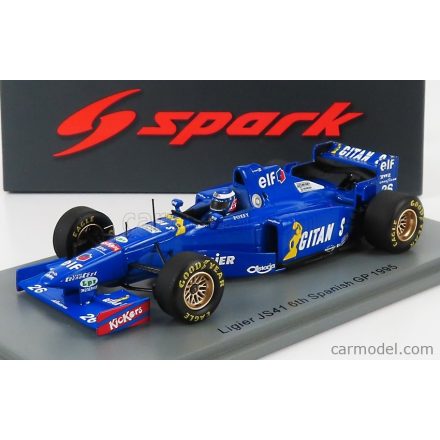 SPARK-MODEL LIGIER F1 JS41 N 26 6th SPANISH GP 1995 O.PANIS