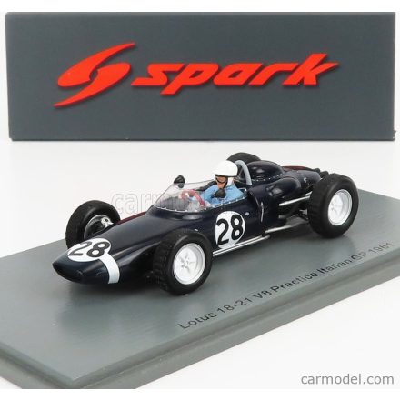 SPARK-MODEL LOTUS F1 18-21 N 28 ITALY GP 1961 S.MOSS