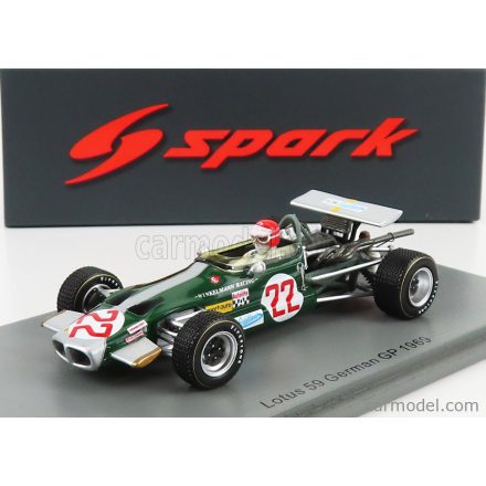 SPARK-MODEL LOTUS F1 59 N 22 GERMAN GP 1969 R.STOMMELEN