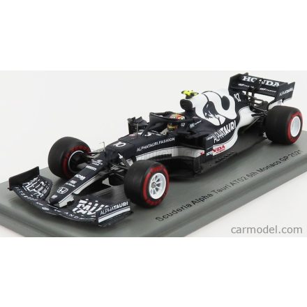 SPARK-MODEL ALPHA TAURI F1 AT02 HONDA RA620H TEAM ALPHA TAURI N 10 6th MONACO GP 2021 PIERRE GASLY