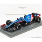 SPARK-MODEL RENAULT F1 A521 RENAULT E-TECH 20B TEAM ALPINE N 31 WINNER HUNGARY GP 2021 ESTEBAN OCON - WITH PIT BOARD