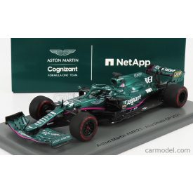   SPARK-MODEL ASTON MARTIN F1 AMR21 MERCEDES M12 EQ POWER+ TEAM COGNIZANT FORMULA ONE N 18 ABU DHABI GP 2021 LANCE STROLL - 100th GP