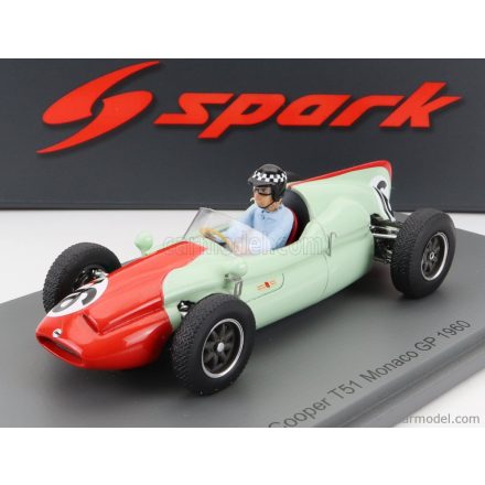 SPARK-MODEL COOPER F1 T51 N 16 MONACO GP 1960 C.BRISTOW