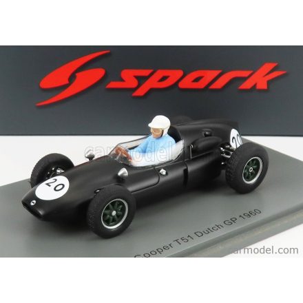 SPARK-MODEL COOPER F1 T51 N 20 HOLLAND GP 1960 C.G.DE BEAUFORT