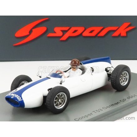 SPARK-MODEL COOPER F1 T53 N 30 GERMAN GP 1961 I.BURGESS