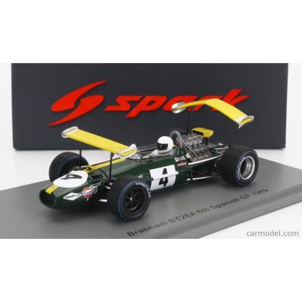 SPARK MODEL BRABHAM F1 BT26A N 4 SPAIN GP 1969 J.ICKX