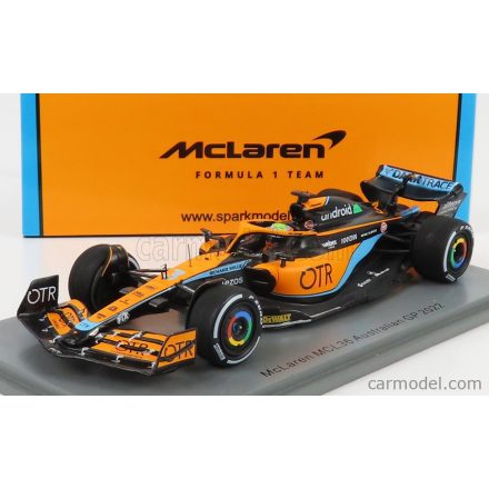 SPARK-MODEL McLAREN F1 MCL36 MERCEDES TEAM MCLAREN N 3 AUSTRALIAN GP 2022 DANIEL RICCIARDO
