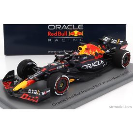   SPARK-MODEL RED BULL F1 RB18 TEAM ORACLE RED BULL RACING N 1 WINNER MIAMI GP WORLD CHAMPION 2022 MAX VERSTAPPEN