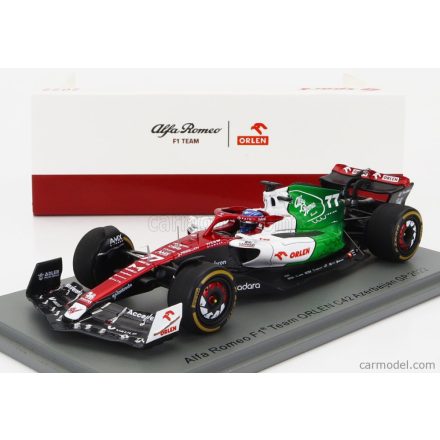 SPARK-MODEL ALFA ROMEO F1 C42 TEAM ORLEN RACING N 77 AZERBAIJAN GP 2022 VALTTERI BOTTAS