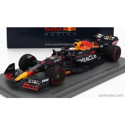 SPARK-MODEL - RED BULL - F1 RB18 TEAM ORACLE RED BULL RACING N 1 WINNER MONZA ITALY GP WORLD CHAMPION 2022 MAX VERSTAPPEN