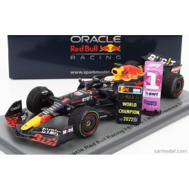   SPARK-MODEL RED BULL F1 RB18 TEAM ORACLE RED BULL RACING N 1 WINNER JAPAN GP WITH PIT BOARD WORLD CHAMPION 2022 MAX VERSTAPPEN