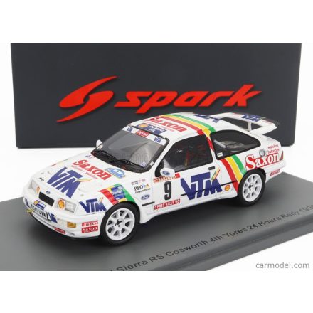 SPARK MODEL FORD SIERRA RS COSWORTH N 9 RALLY YPRES 1990 C-McRAE - D.RINGER