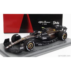   SPARK MODEL ALFA ROMEO F1 C43 TEAM STAKE N 24 LAS VEGAS USA GP 2023 GUANYU ZHOU
