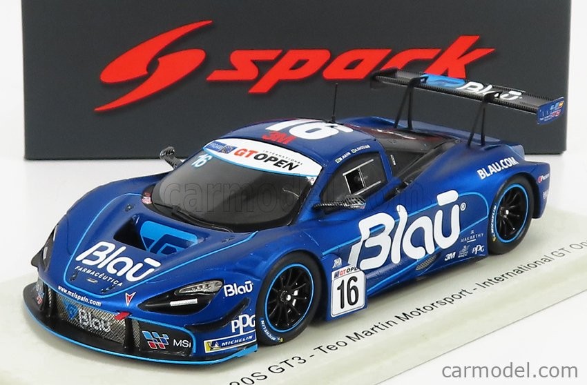 SPARK-MODEL McLAREN 720S GT3 TEAM TEO MARTIN MOTORSPORT N 16