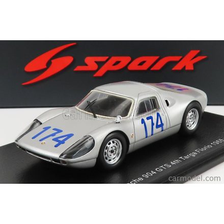 SPARK-MODEL PORSCHE 904 GTS N 174 4th TARGA FLORIO 1965 J.BONNIER - G.HILL