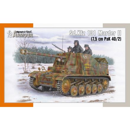 Special Hobby Sd.Kfz 131 Marder II (7,5 cm PaK 40/2) makett